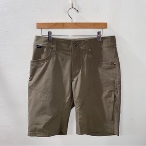 Kuhl Shorts Mens 32 Tan Silencr Kargo Outdoor Ripstop Cargo Hiking Camping